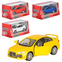 Машинка KINSMART KT 5329, 5052 W 1:36 MITSUBISHI LANCER 2 вида