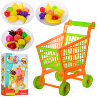 Игровой набор Тележка с продуктами Супермаркет 805A1-4-6, 3 вида