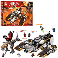 Конструктор Ninja SY593 Ультра рейдер-невидимка (аналог Lego Ninjago), 1168 дет