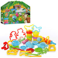 Игровой набор Пластилин Джунгли Jungle Plastigine magical MK 0687 
