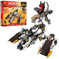 Конструктор BELA 10529 Ультра рейдер-невидимка, 1135 дет (аналог Lego Ninjago)