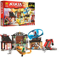 Конструктор BELA 10527 Аэроджитсу: поле битвы, 695дет (аналог Lego Ninjago)