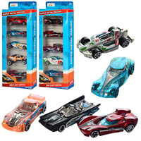 Набор машинок 5 шт TF204, микс видов (аналог Hot wheels)