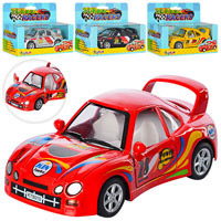 Машинка KINSMART KT 5008-10 W  TURBO RACER 5, 4 цвета
