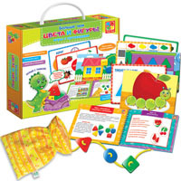 Больше чем Цвета и Фигуры. Игры с пуговицами Vladi toys VT2801-10 (рус)