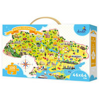 300109 Пазл Карта Украины 28*28*7см