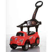 Каталка-толокар с ручкой 2 в 1 Bambi M 3274 разные цвета
