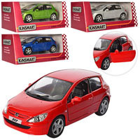 Машинка Kinsmart KT 5079 W 1:32 PEUGEOT 307 XSI