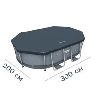 Тент BestWay 58424 для овальных каркасных бассейнов 300-200 см