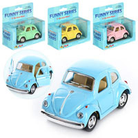 Машинка Funny Series Kinsmart KT 4026 Volkswagen Classical Beetle 3 вида 