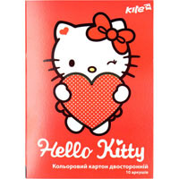 Картон кольор. двостор. (10арк/10кол), А4 HK