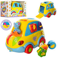Музыкальная машинка-сортер  АВТОШКА Play smart (Joy Toy) 9198 рус, укр