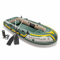 Лодка Intex 68380 "Seahawk 3" (295-137-43 см, весла, насос)