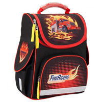 Школьный каркасный рюкзак GoPack GO17-5001S-6 "Fire Riders" (34-26-13 см)