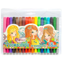 Фломастеры 18 цв. "Winx"