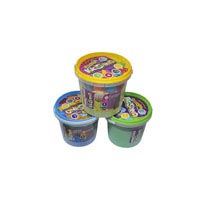 Кинетический песок DankoToys KidSand в ведрах с формами 6 цветов (350, 500, 1000 г)