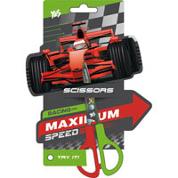 Ножницы с принтом на лезвии "Максimum speed"