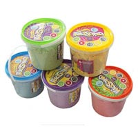 Кинетический песок DankoToys KidSand в ведрах 6 цветов (400, 600, 1200 г)