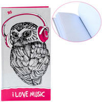 Блокнот 200*100/64 интег., глянец "Owl" YES