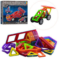 Конструктор магнитный Magic Magnetic JH6887,  66 дет (аналог Magformers, Магникон, Mag-building)
