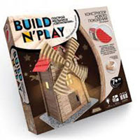 Конструктор деревянный Мельница BUILDNPLAY Danko toys BNP-01-03