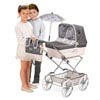 Коляска для куклы DeCuevas 82000 с зонтиком "Reborn" (44-86-90 см)