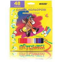 Карандаши 48 цветов шестигранные , Пегашка, Marco