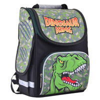 Школьный каркасный рюкзак Smart (1 Вересня) PG-11 "Dinosaur" (34-26-14 см)