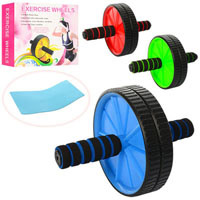 Колесо для мышц пресса Exercise wheels Profi MS 0871-1, 3 цвета