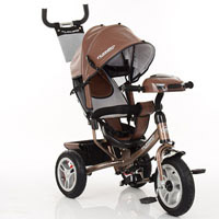 Велосипед трехколесный с ручкой  Turbotrike M 3115 разные цвета