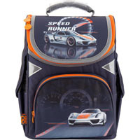 Школьный каркасный рюкзак GoPack GO18-5001S-19 "Speed Runner" (34-26-13 см)