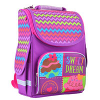 Школьный каркасный рюкзак Smart (1 Вересня) PG-11 "Sweet dream" (34-26-14 см)