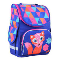 Школьный каркасный рюкзак Smart (1 Вересня) PG-11 "Fox" (34-26-14 см)