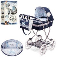 Коляска для куклы DeCuevas 80225 "Romantic" (45-80-90 см)