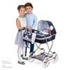Коляска для куклы DeCuevas 80225 "Romantic" (45-80-90 см)