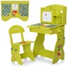 Парта растишка Bambi  M 0324 (Hello Kitty, School Bag; 65-65-103 см)
