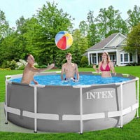 Круглый каркасный бассейн Intex 26704 (366*99 см) c лестницей