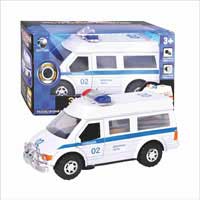 TG Машинка 287158 R-2/34766 A (24шт) на бат-ке, муз, свет, в кор-ке, 28-15-12см