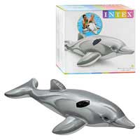 Надувная игрушка-рейдер (плотик) Intex 58539 "Дельфин" (201*76 см)