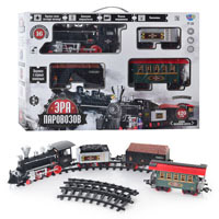 Железная дорога Эра паровозов Limo Toy 701830 R/YY 126 