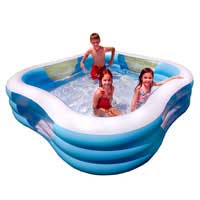 Детский надувной бассейн Intex 57495 (229*229*56 см) "Акварена"