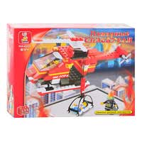 Конструктор SLUBAN M38 B0218 620028 Пожарные спасатели,вертолет, 155дет