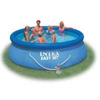 Семейный надувной бассейн Intex, 28146 (56932) с насосом (366*91 см) (Интекс). Цена, купить  в Украине надувные семейные бассейны. | wo-shop.com.ua