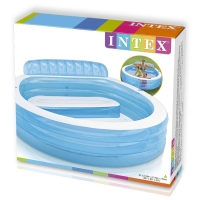 Бассейн надувной Intex 57190  с надувным сидением