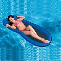 Пляжное надувное кресло - гамак Intex, 58833 "Сетчатое дно" (178*99 см)
