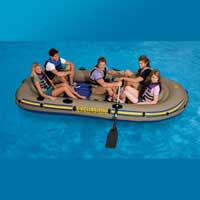 Надувная лодка Intex "Excursion 5" 68325 (насос, весла)