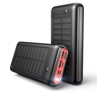 Power Bank на солнечной батарее JIGA (Павербанк 30000 мАч)