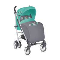 Детская коляска трость Lorelli S200 Blue and gray kids