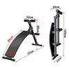 Скамья для пресса изогнутая HOME Lecosport LS4016