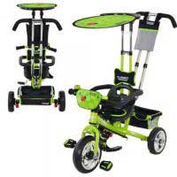Велосипед трехколесный с ручкой Profi Trike M 5360